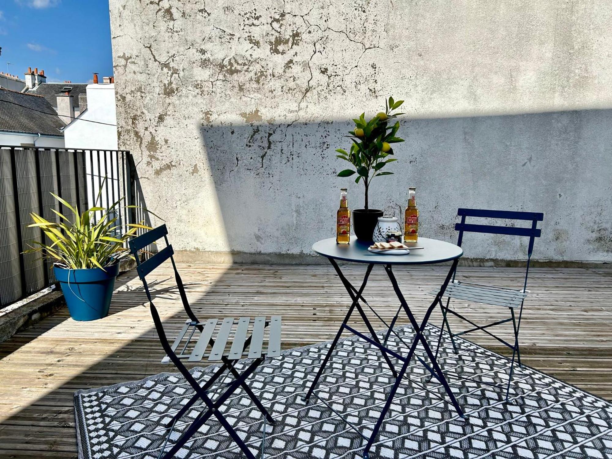 O Studio Terrasse - Centre Ville De Lorient - Gare Ngoại thất bức ảnh