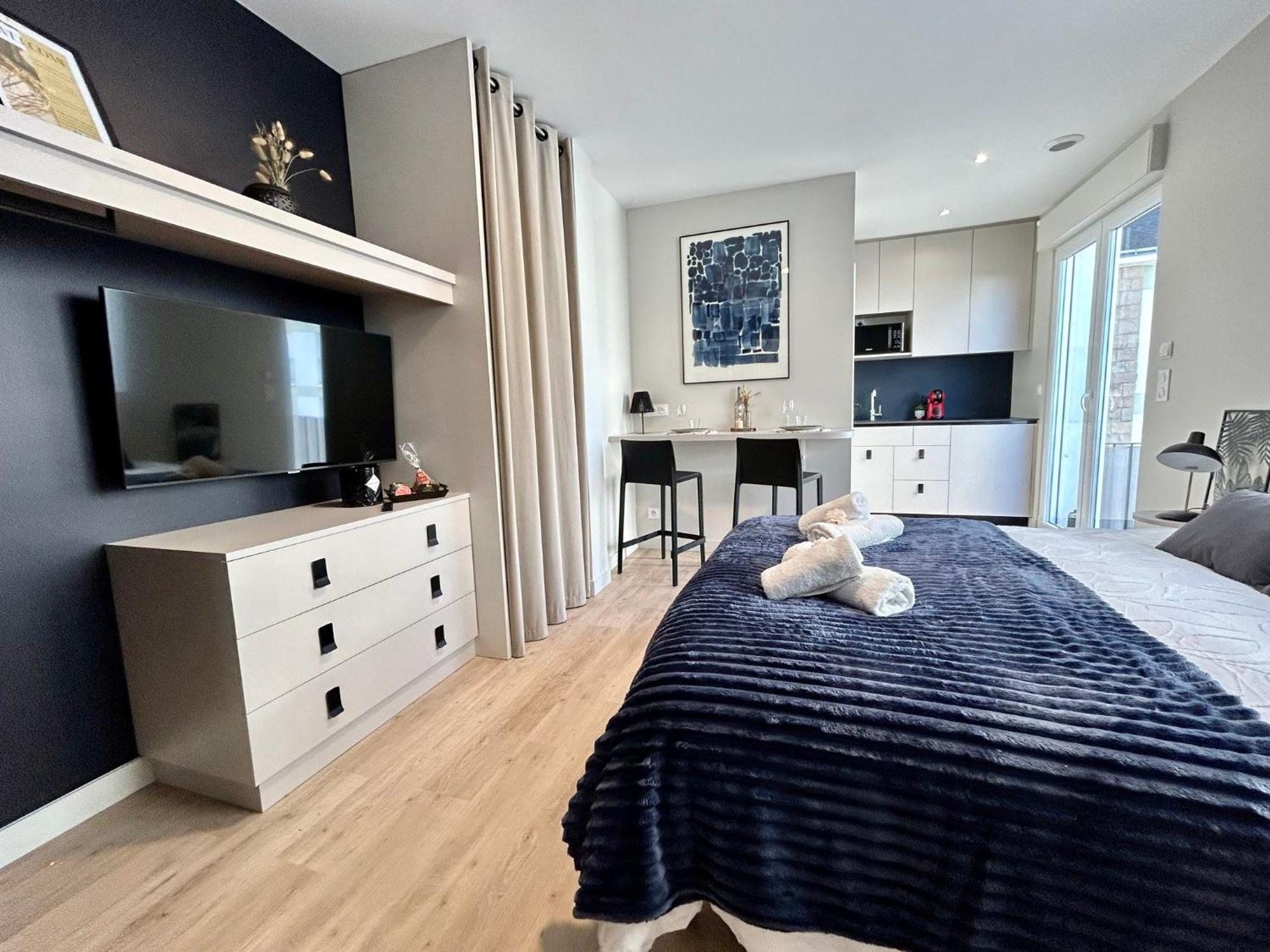 O Studio Terrasse - Centre Ville De Lorient - Gare Ngoại thất bức ảnh