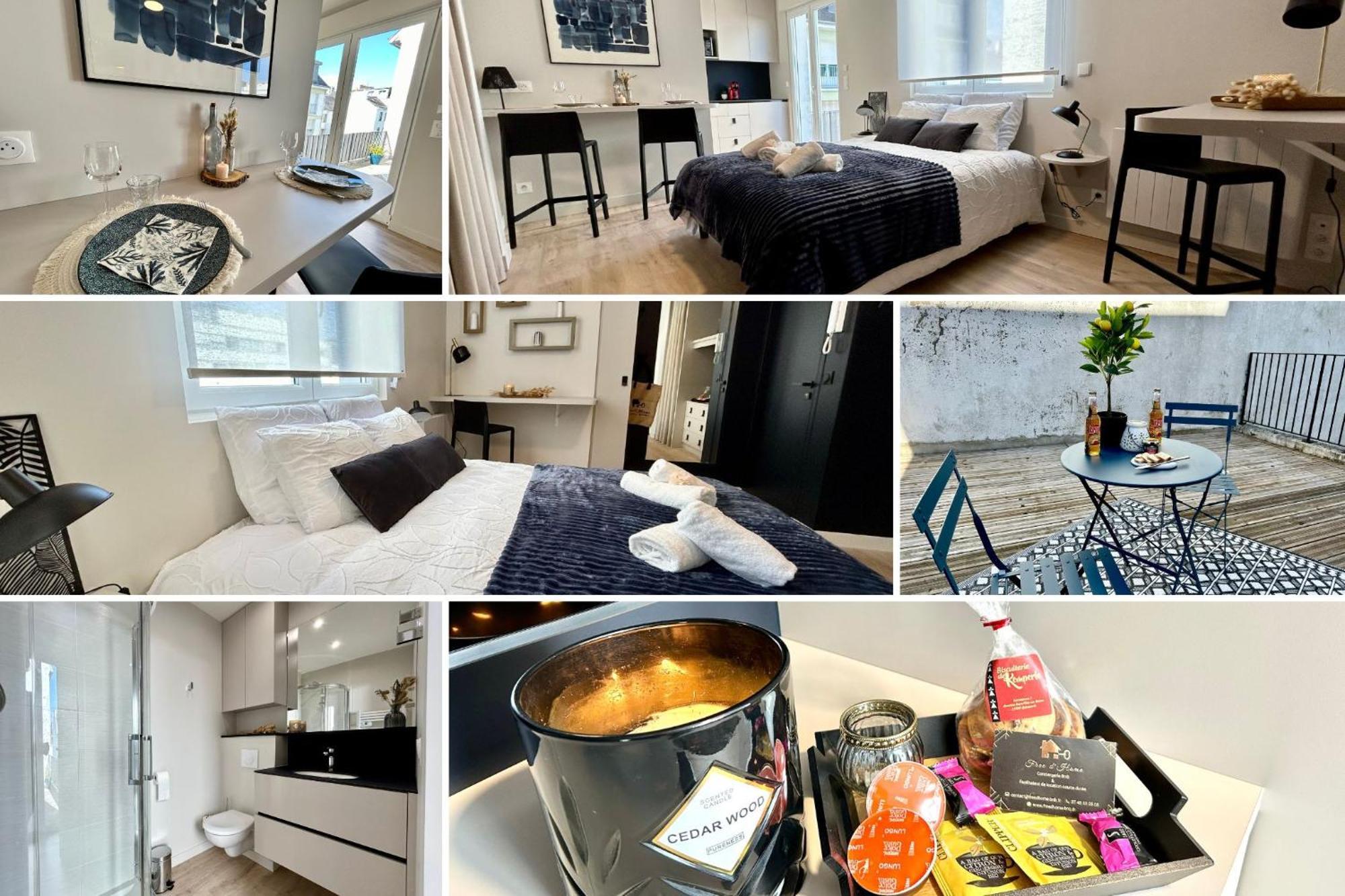 O Studio Terrasse - Centre Ville De Lorient - Gare Ngoại thất bức ảnh